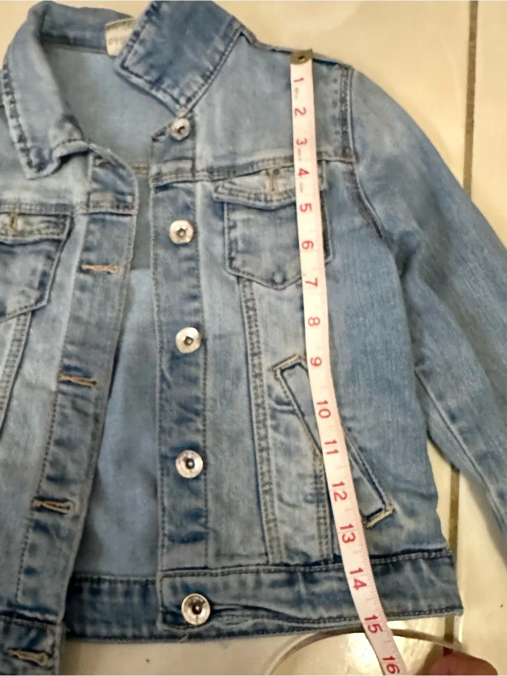 Zara Light Blue Denim Jean Jacket